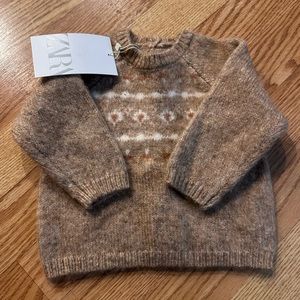 baby zara sweater. new with tags